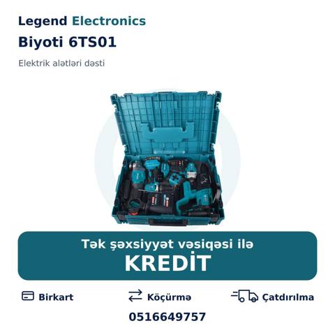 Elan başlığı: Elektrik alət dəsti Biyoti 6TS01 Elektrik alət dəsti — Legend Electronics — Various tool sets