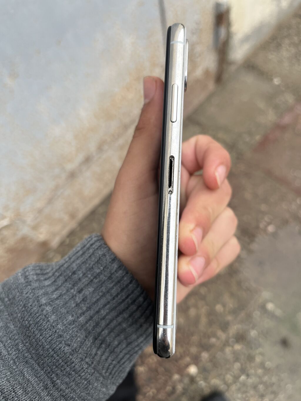 IPhone X, 64 GB, Ağ, Qırıq, Simsiz şarj, Face ID — Apple iPhone, Bakı (5)