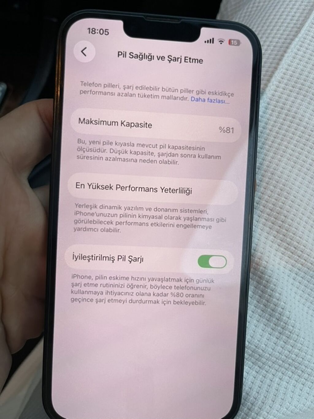 IPhone 13, 128 GB, Qara, Simsiz şarj