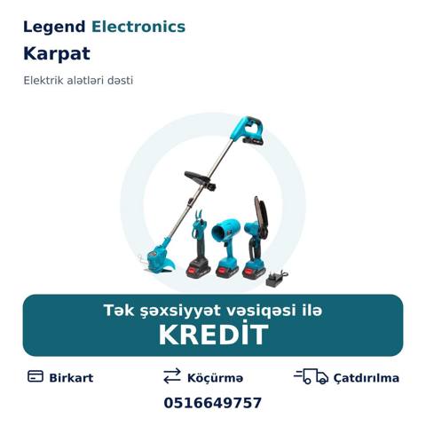 Elan başlığı: Elektrik alət dəsti Karpat, Professional, Batareya, 2 əd — Tools