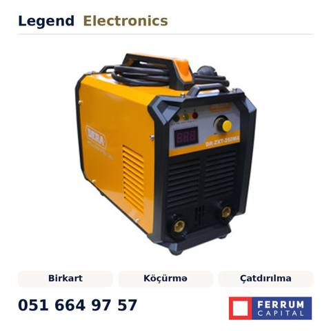 Elan başlığı: Metal qaynaq aparatı Dera DK-250MA Metal qaynaq aparatı — Электр құралдар