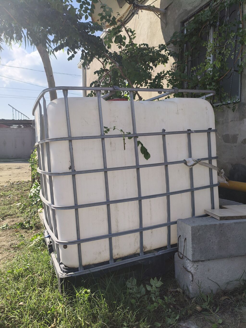 Bak, Plastik, 1000 l l, İşlənmiş — Su çənləri, kanisterləri, bochkalar, Digah (2)
