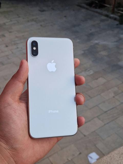 IPhone X, 64 GB, Ağ, Zəmanət, Simsiz şarj, Face ID — Apple iPhone