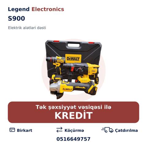Elan başlığı: Elektrik alətlər dəsti S900 Elektrik alətlər dəsti S900 — Legend Electronics — Various tool sets