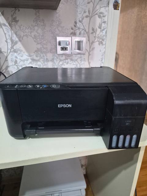 Epson EcoTank L3150 çoxfunksiyalı cihaz - Funksiyalar: rəngli — 160 ₼ · Bakı · Printerləri Epson EcoTank L3150 çoxfunksiyalı cihaz - Funksiyalar: rəngli — Bakı