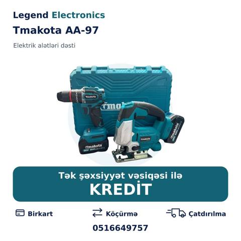 Elan başlığı: Elektrik alətlər dəsti Tmakota AA-97, Professional — Bakı