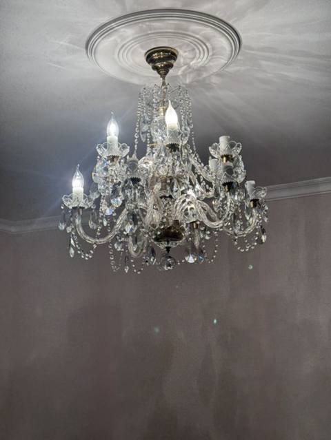Çılçıraq, 8 lampa, Xrustal — 230 ₼ · Баку · Tavan is?qlar? v? cilc?raqlar Çılçıraq, 8 lampa, Xrustal — Баку