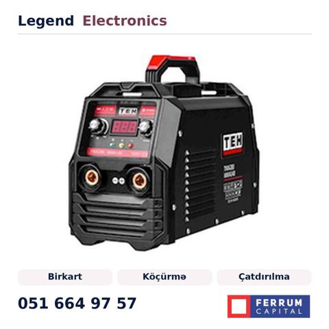 Elan başlığı: Qaynaq aparatı TWA280 MMA140 Qaynaq aparatı TWA280 — Legend Electronics — Repair & Construction
