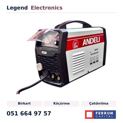 Elan başlığı: Qaynaq aparatı Andeli MİG-270 LED, Mıg/mag, MMA — Құралдар