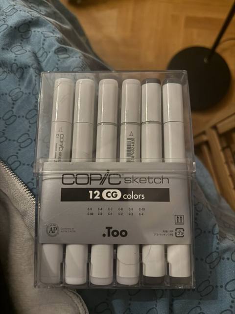 Məhsul: Copic Sketch 12 CG Colors markeri dəsti - Brend: Copic (Too) — 20 ₼ · Bakı · Markalı pul Məhsul: Copic Sketch 12 CG Colors markeri dəsti - Brend: Copic (Too) — Bakı