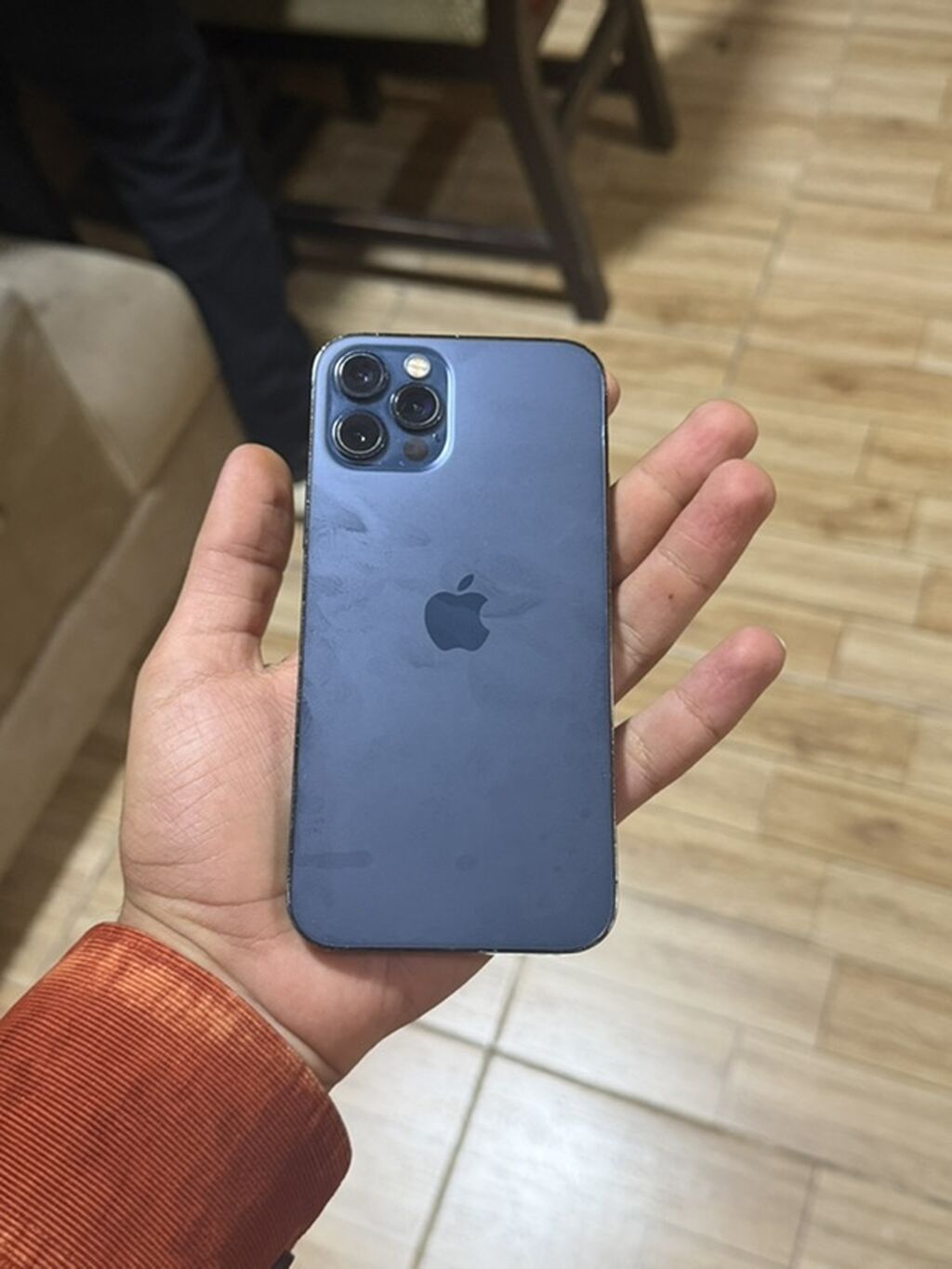 IPhone 12 Pro, 128 GB, Pacific Blue, Face ID — Apple iPhone, Gəncə (3)