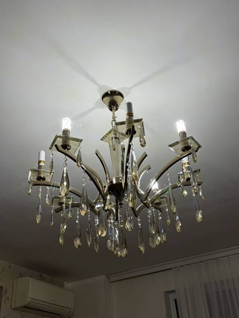 Çılçıraq, 8 lampa, Xrustal — Bakı