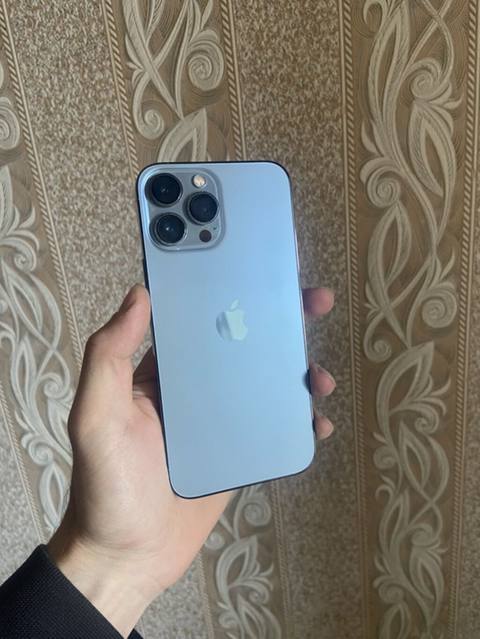 IPhone 13 Pro Max, 128 GB, Sierra Blue, Face ID — Bakı