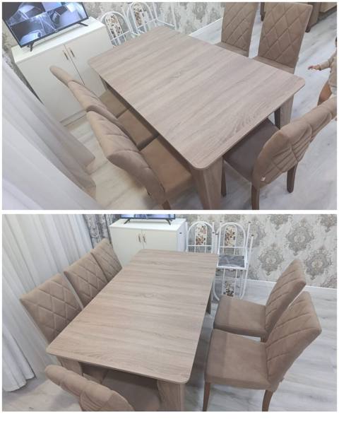 Masa dəsti 300₼. 6 oturcaqlıdır.Yaxşı vəziyyətdə.Ünvan. Binə — 300 ₼ · Bakı · Mebel Masa dəsti 300₼. 6 oturcaqlıdır.Yaxşı vəziyyətdə.Ünvan. Binə — Bakı