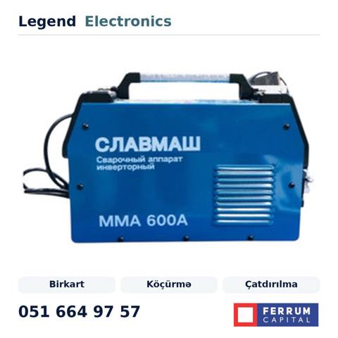 Elan başlığı: Qaynaq aparatı Славмаш 500 A 44 Qaynaq aparatı Славмаш — Legend Electronics — Repair & Construction