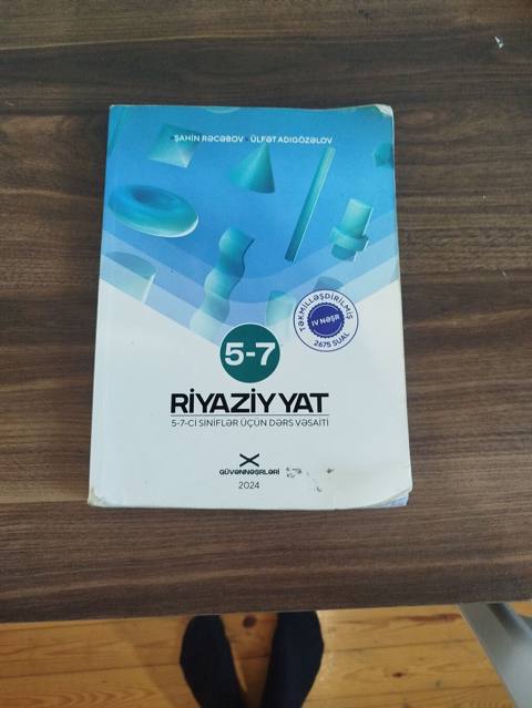 Riyaziyyat 5-ci sinif, 2024 il — 8 ₼ · Masazır · Kitablar Riyaziyyat 5-ci sinif, 2024 il — Masazır