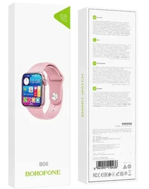 Borofone BD6 Smart Watch – çəhrayı Xüsusiyyətlər: - 1.83" böyük — 150 ₼ · Bakı · Ağıllı saatlar Borofone BD6 Smart Watch – çəhrayı Xüsusiyyətlər: - 1.83" böyük — Bakı