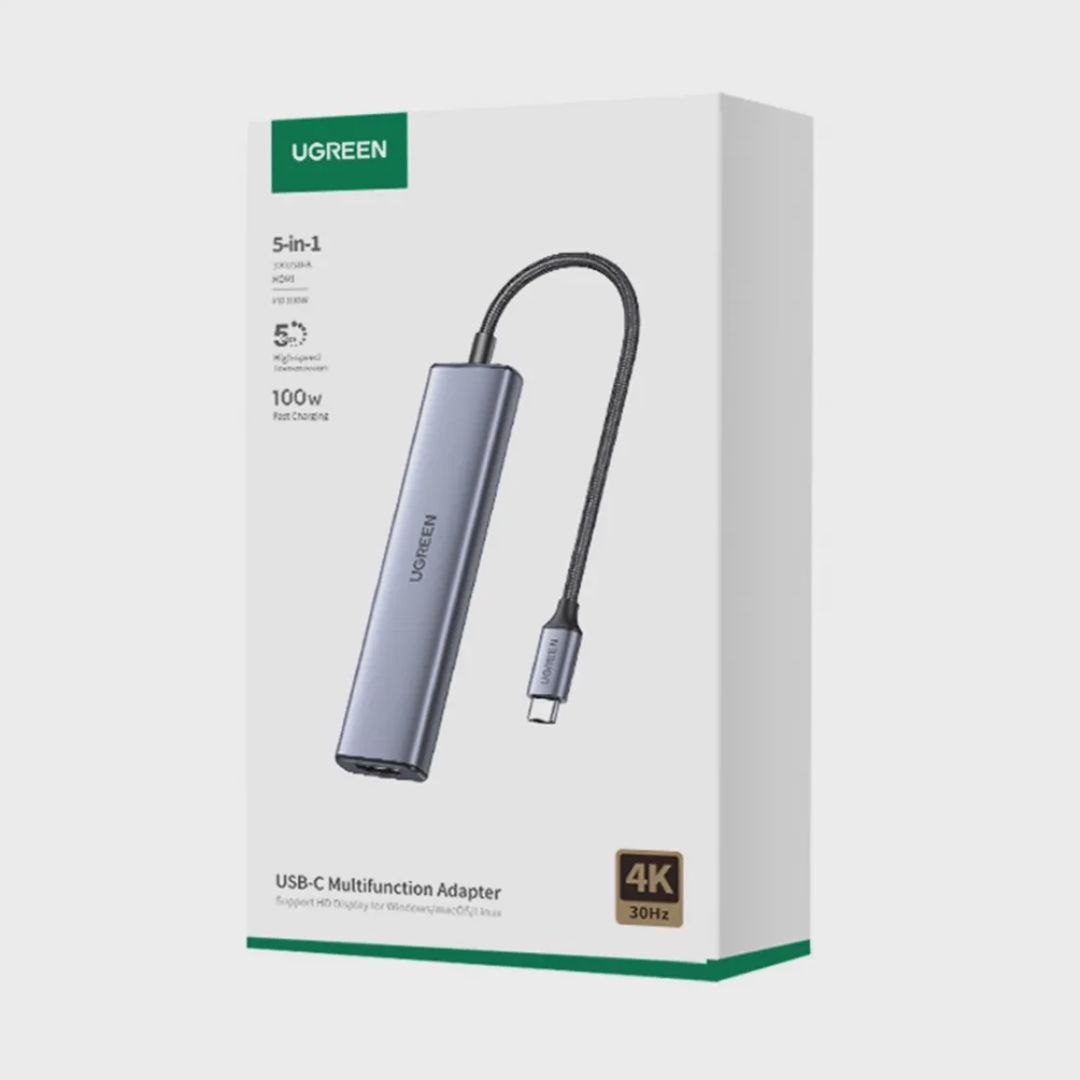 Ugreen CM478 Usb-c to HDMI HUB — Kabelləri, adapterlər və keçidçilər, Bakı (2)
