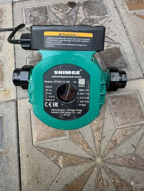 Shımge dövriyyə nasosu Model: XPS25-12-180 Gərginlik: 220 V, 50 Hz — აგარაკი და ბაღი