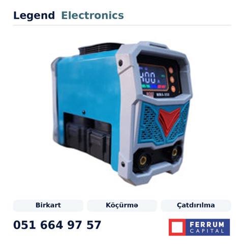 Elanın başlığı: Metal qaynaq aparatı Boss Metal qaynaq aparatı Boss — Legend Electronics — Repair & Construction