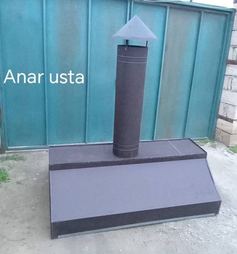 Mətbəx, manqal və sənaye obyektləri üçün havalandırma və tüstü çıxarma — 15 ₼ · Saray · Kondisioner və havalandırma sistemi təmiri Mətbəx, manqal və sənaye obyektləri üçün havalandırma və tüstü çıxarma — Saray