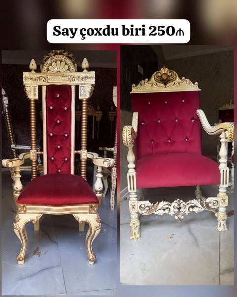 Oturacaqlar biri 250₼ Hər iki tipdən say çoxdu Italyanskiy dizayner — Bakı