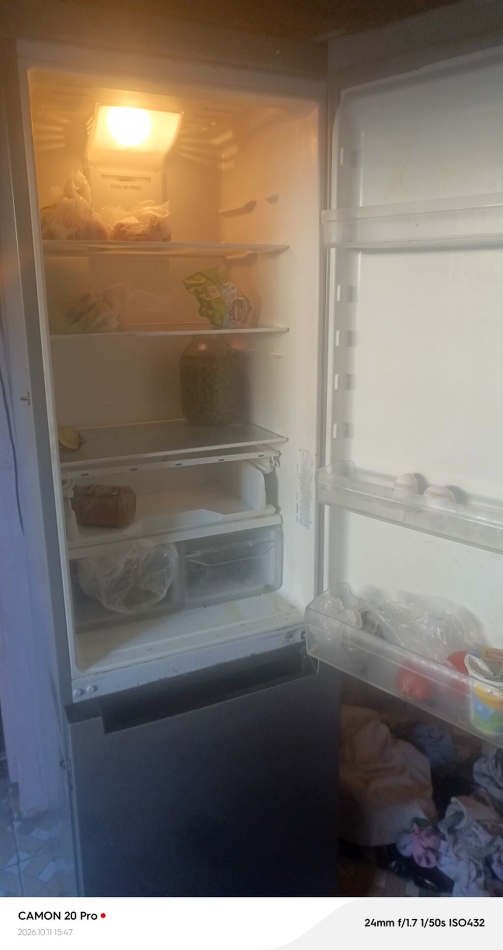 Indesit soyuducu - Brend/model: Indesit (loqo üzərində göstərilir) — Soyuducular, Bakı (2)