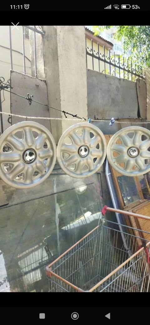 Məhsul: Avtomobil təkər qalpaqları (4 ədəd dəst) Təsvir: - Gümüşü — 15 ₼ · Bakı · Avtomobil qapağı Məhsul: Avtomobil təkər qalpaqları (4 ədəd dəst) Təsvir: - Gümüşü — Bakı