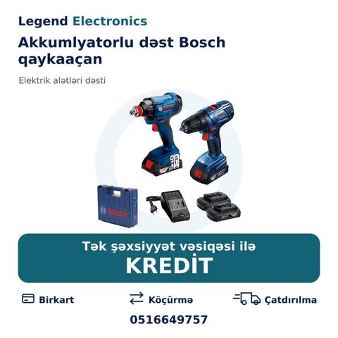 Elan başlığı: Akkumlyatorlu dəst Bosch qaykaaçan GDX 180-LI + şurup — Power tools