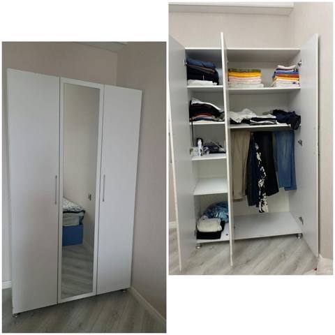 Dolab 120 azn. Olculeri 2,07×1,20×0,50sm. Unvan Hezi Aslanov. k6608~SD — Sara — Шкафтар