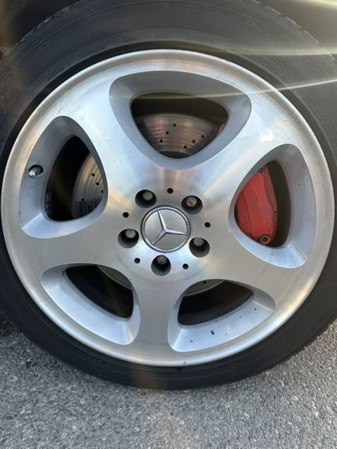 Mercedes-Benz orijinal yüngül lehimli disklər və şinlər komplekti — Bakı