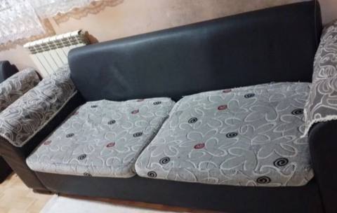 İşlənmiş, Divan, 2 kreslo, Bazasız, Açılan — Xırdalan