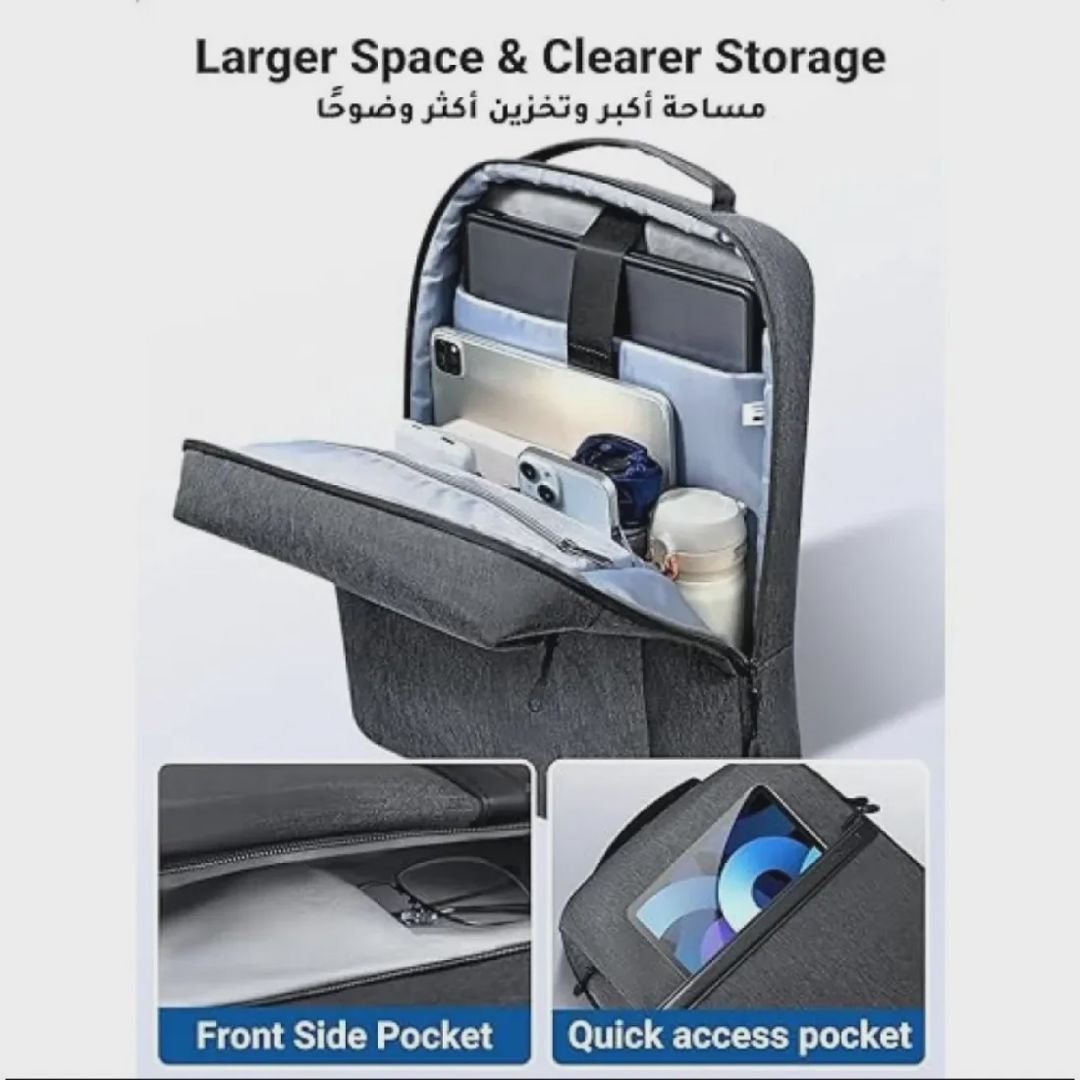 Ugreen LP664 Laptop Backpack 15.6 B02 - Dark Grey — Sport çantaları və sırtçantalar, Bakı (2)