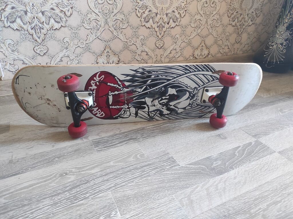Skateboard – klassik gücləndirilmiş taxta və alüminium treklər — Skeytbordlar, Masazır (3)