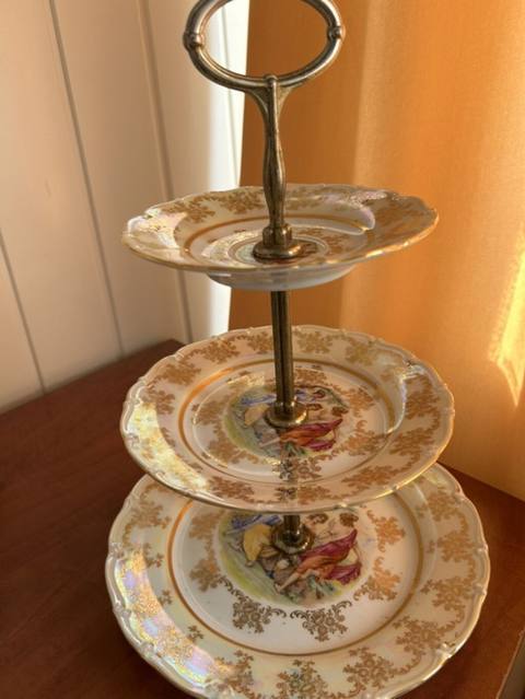 Tort və şiriniyyat qabı, rəng - Ağ, Farfor, Çexiya — Bakı