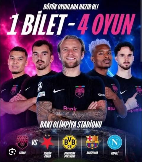 1bilet 45 manata yan yanada var kombo biletdi 4oyna gedmek şansi — 45 ₼ · Баку, Nərimanov · Reklama, IT, marketing 1bilet 45 manata yan yanada var kombo biletdi 4oyna gedmek şansi — Баку