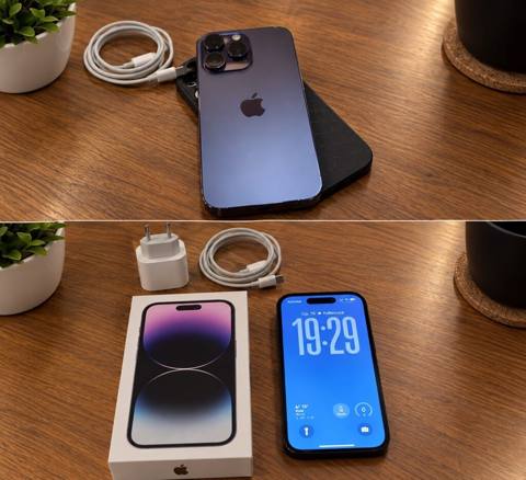 IPhone 14 Pro, 512 GB, Deep Purple, Face ID — 1 000 ₼ · Bakı · Apple iPhone IPhone 14 Pro, 512 GB, Deep Purple, Face ID — Bakı