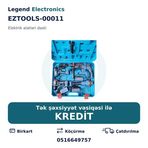 Elan başlığı: Alətlər dəsti EZTOOLS-00011 Alətlər dəsti EZTOOLS-00011 — Various tool sets