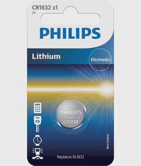 Pult Batareya Philips Lithium 3V Cr1632 — 4 ₼ · Bakı · Ehtiyat hissələri Pult Batareya Philips Lithium 3V Cr1632 — Bakı