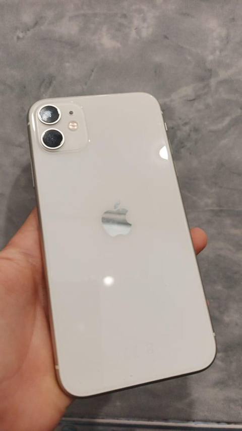 IPhone 11, 128 GB, Ağ, Simsiz şarj, Face ID, Sənədlərlə — Bakı