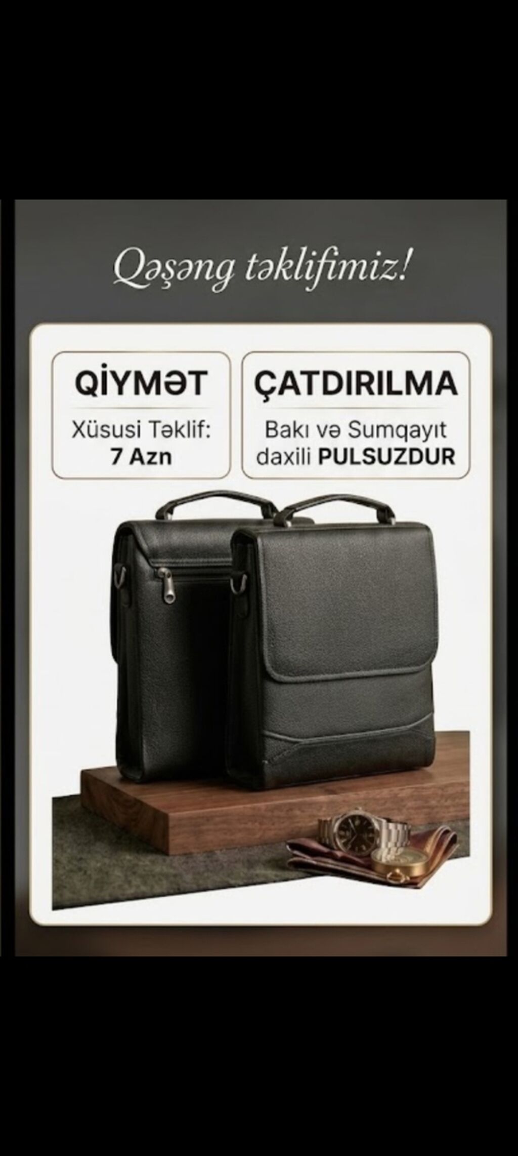 Yeni — Çantalar, çamadanlar, cüzdanlar, Sumqayıt
