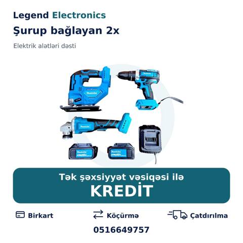 Elan başlığı: Şurup bağlayan 2x, 298V Şurup bağlayan 2x, 298V — Legend Electronics — Various tool sets