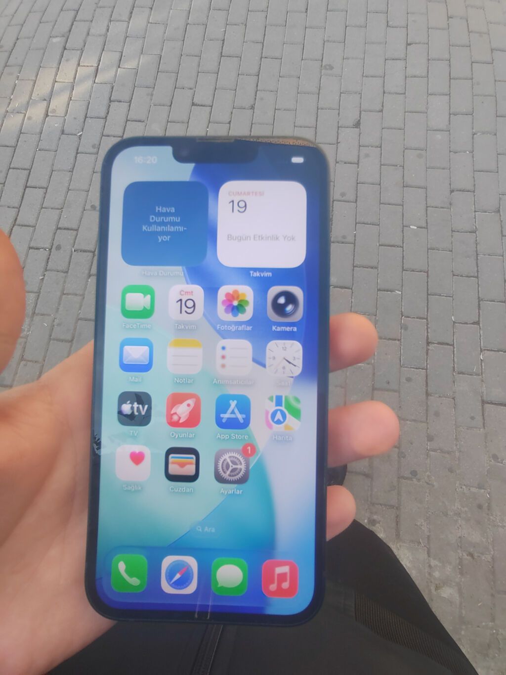 IPhone 14, 128 GB, Blue Titanium, Face ID — Apple iPhone, Bakı (2)