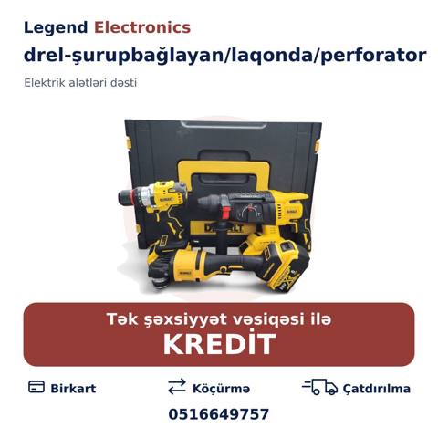 Elan başlığı: Akkumulyatorlu elektrik alət dəsti — Bakı