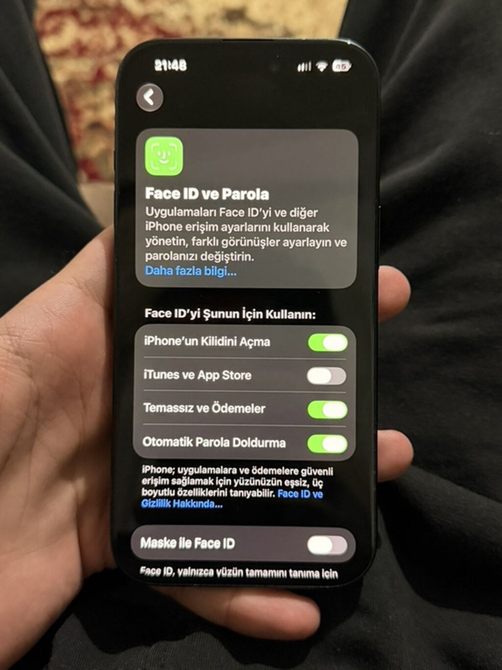IPhone 15, 128 GB, Space Gray, Face ID — Apple iPhone, Xırdalan (2)
