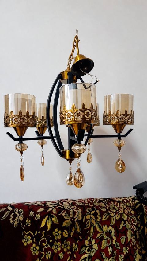 Çılçıraq, 5 lampa, Metal — İmişli