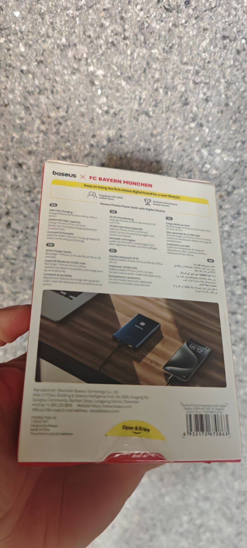 Powerbank Baseus, 10000 mAh, Yeni — Powerbank-lər, Sumqayıt (5)