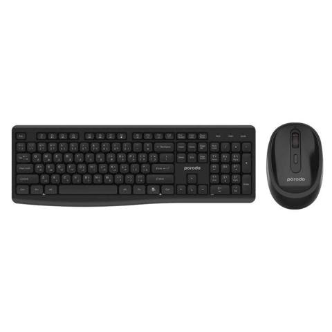 Porodo Dual Mode Wireless Keyboard with Mouse - Black — ADASTRA MMC — Smartphone Accessories