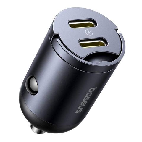 Baseus Tiny Star Mini Car Charger 2C 30W - Cosmic Black — Баку
