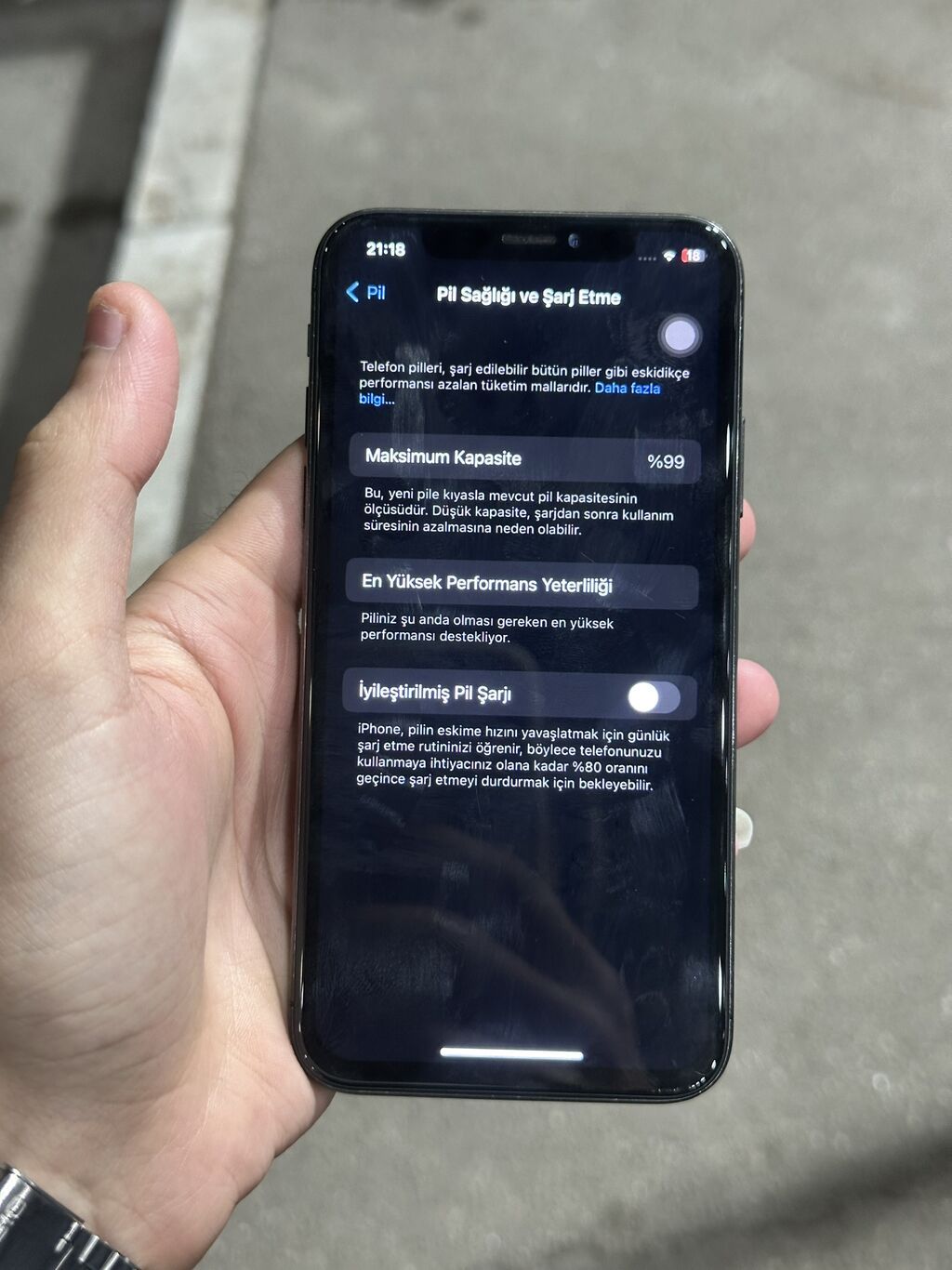 IPhone X, 64 GB, Qara — Apple iPhone, Mingəçevir (5)